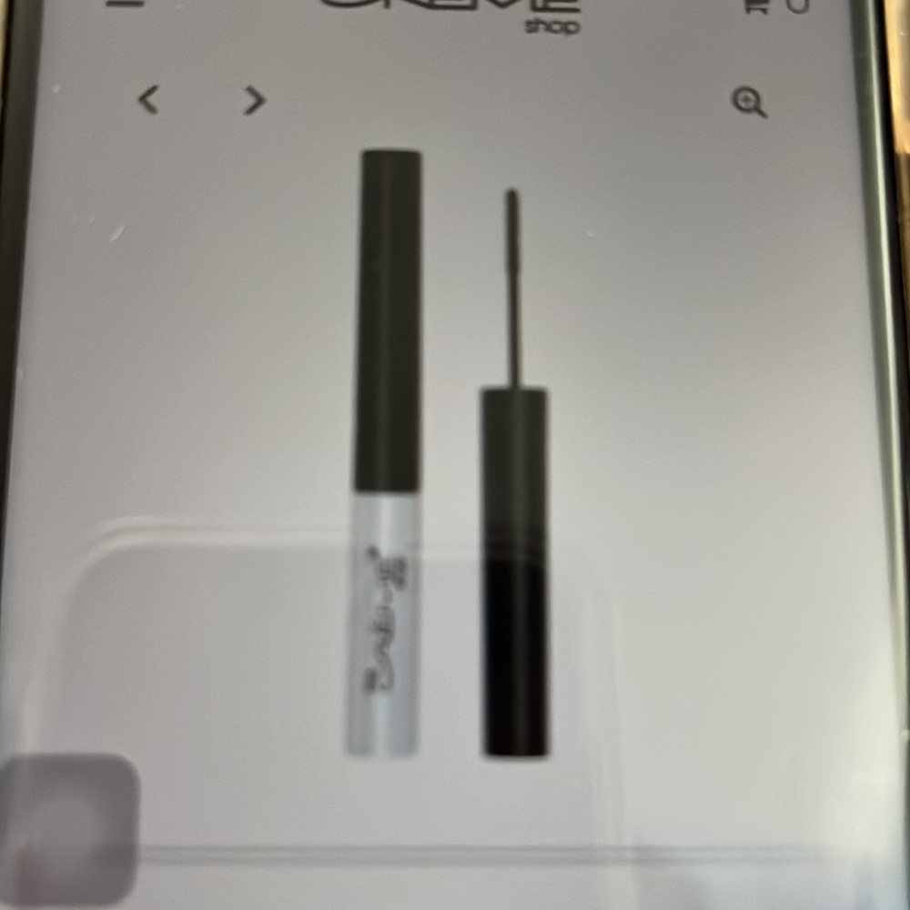 The Creme Shop swipe right brow gel Black